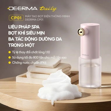 Máy tạo bọt điện Deerma CP01 siêu mịn 300ml, thông minh, bảo hành 12 tháng 2