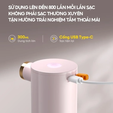 Máy tạo bọt điện Deerma CP01 siêu mịn 300ml, thông minh, bảo hành 12 tháng 5