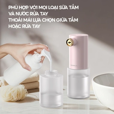 Máy tạo bọt điện Deerma CP01 siêu mịn 300ml, thông minh, bảo hành 12 tháng 6