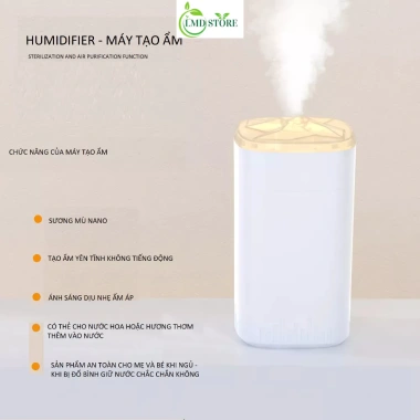 Máy tạo độ ẩm phòng điều hòa, tạo ẩm không khí và xông tinh dầu - Giá chỉ 95.000₫