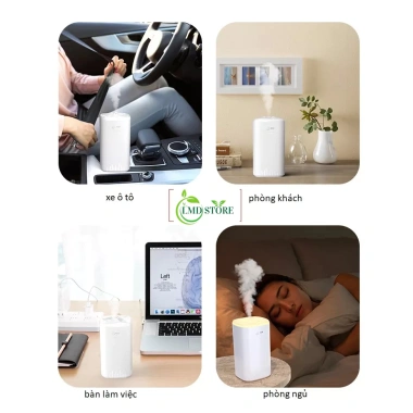 Máy tạo độ ẩm phòng điều hòa, tạo ẩm không khí và xông tinh dầu - Giá chỉ 95.000₫