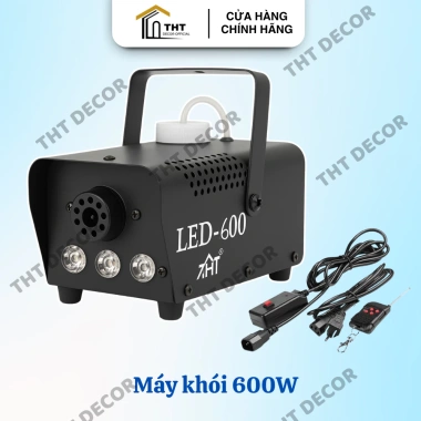Máy Tạo Khói 500W THT DECOR – Phun Tinh Dầu Không Độc Hại, Bao Phủ 25‑30m², Điều Khiển Từ Xa, Giá 259.000₫