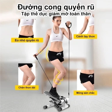 Máy tập bước đa năng tại nhà không ồn - Phù hợp nam nữ, rèn sức khỏe, giảm mỡ - 540k 2 Máy tập bước đa năng tại nhà không ồn - Phù hợp nam nữ, rèn sức khỏe, giảm mỡ - 540k 2