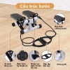 Máy tập bước đa năng tại nhà không ồn - Phù hợp nam nữ, rèn sức khỏe, giảm mỡ - 540k 6