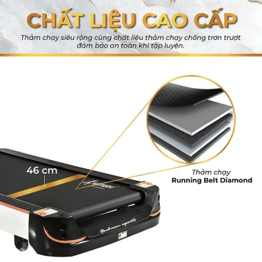 Máy tập chạy bộ Fujisuma FJ-668 PRRO Osaky OS-900D 3.5 tốc độ 16km/h - Giá chỉ 9.975.000₫