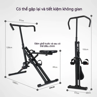 Máy tập cưỡi ngựa mô phỏng Tập eo lưng bụng phục hồi chức năng giá 1.32 triệu 5