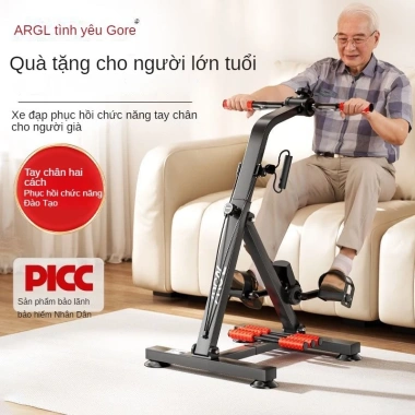 Máy tập thể dục ARGAL phục hồi chức năng xe đạp tập chân tại nhà cho người già