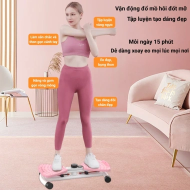 Máy tập thể dục mini M234 – Máy đi bộ không ồn, giảm mỡ, thon gọn cơ thể