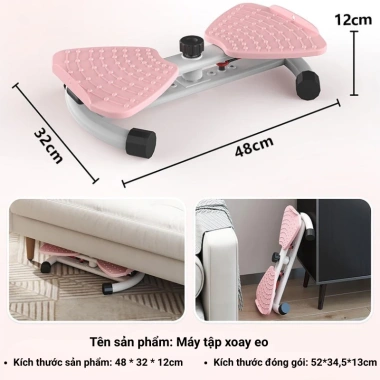 Máy tập thể dục mini M234 – Máy đi bộ không ồn, giảm mỡ, thon gọn cơ thể