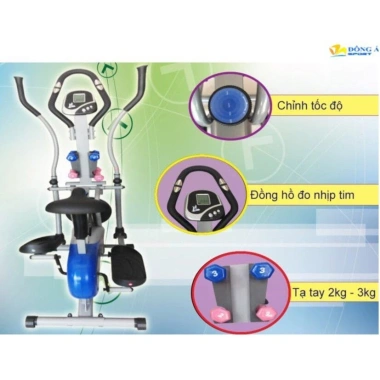 Máy tập thể dục Osaky tại nhà - Xe đạp tập gym toàn thân, cử động toàn vòng, giá chỉ 3.859.000₫ giảm từ 4.630.800₫