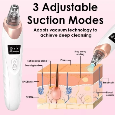 Máy tẩy mụn đầu đen điện LINSBAYWU 3 chế độ hút, 5 đầu, làm sạch sâu, loại bỏ mụn trứng cá & da chết - 135.630 VND 5 Máy tẩy mụn đầu đen điện LINSBAYWU 3 chế độ hút, 5 đầu, làm sạch sâu, loại bỏ mụn trứng cá & da chết - 135.630 VND 5