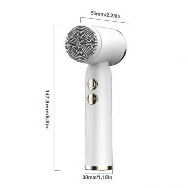Máy tẩy tế bào chết da mặt ZSDN Sonic 6 trong 1, xoay 360 độ, điện nén nóng, tẩy mụn đầu đen - 609.840₫