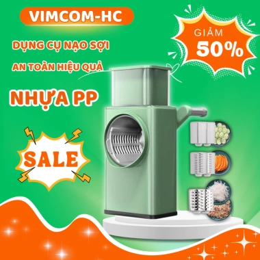 Máy Thái Lát Rau Củ Đa Năng 6 Lưỡi Dao - Cắt Bào Nhanh, Tiện Lợi, Giá 83k