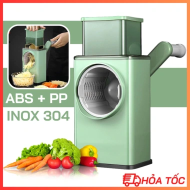 Máy Thái Lát Rau Củ Đa Năng 6 Lưỡi Dao - Cắt Bào Nhanh, Tiện Lợi, Giá 83k