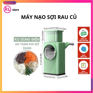 Máy thái lát rau củ đa năng 6 lưỡi dao - Mini cắt bào, tiện lợi, giá chỉ 94.000₫