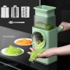 Máy thái lát rau củ đa năng 6 lưỡi dao - Mini cắt bào, tiện lợi, giá chỉ 94.000₫ 2