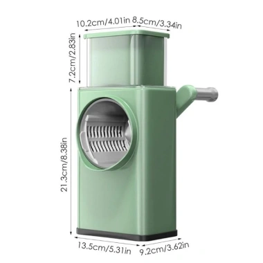 Máy thái lát rau củ đa năng 6 lưỡi dao - Mini cắt bào, tiện lợi, giá chỉ 94.000₫