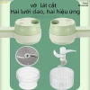 Máy thái rau củ tỏi ớt đa năng cầm tay mini, sạc lại được, dụng cụ nhà bếp - 135k 7