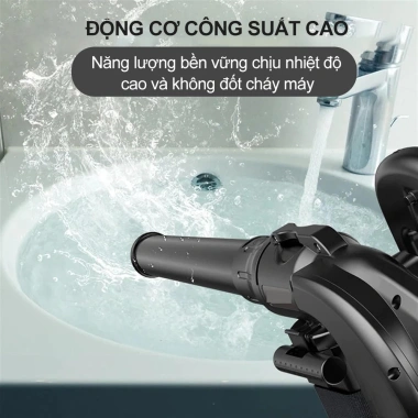 Máy thổi bụi cầm tay pin 6.000W mini công suất lớn 2 chiều siêu sạch 2
