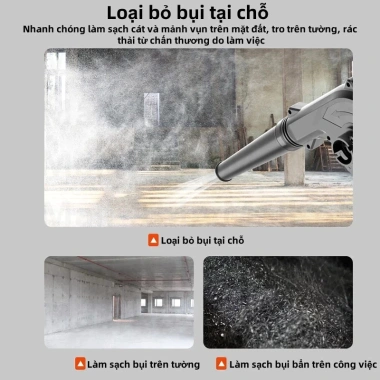 Máy thổi bụi cầm tay pin 6.000W mini công suất lớn 2 chiều siêu sạch - Hiệu suất cao, giá tốt 7