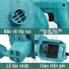 Máy thổi bụi pin Makita 2 chiều công suất lớn, bảo hành 36 tháng, giá 533.544₫ 4