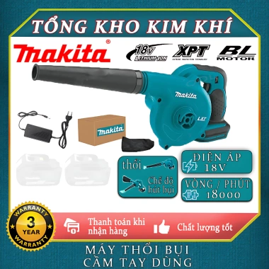 Máy thổi bụi pin Makita 2 chiều công suất lớn, bảo hành 36 tháng, giá 533.544₫