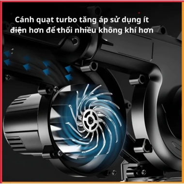 Máy thổi hút bụi 2 trong 1 dùng pin Makita - Phản lực công suất lớn, đa năng, hiệu quả, giá 248.000 8