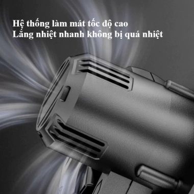 Máy thổi hút bụi cầm tay 1.400W 2-trong-1 - Lực thổi mạnh, pin lâu, chỉ 309.000₫ 4