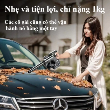 Máy Thổi Hút Bụi Pin Cầm Tay 2 trong 1, Động Cơ Đồng, Tháo Rời Dùng Chân - 309.000₫ 6 Máy Thổi Hút Bụi Pin Cầm Tay 2 trong 1, Động Cơ Đồng, Tháo Rời Dùng Chân - 309.000₫ 6