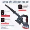 Máy thổi hút bụi pin WORKFIX WF-AB203BL - 3 cấp tốc, màn LED, 2 chức năng, chỉ 634,000₫ 2