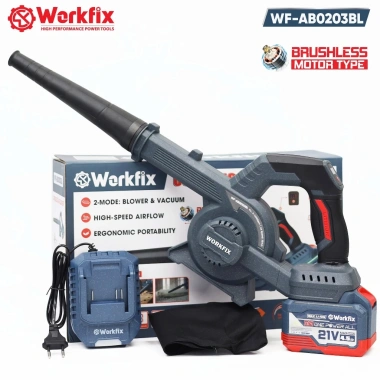 Máy thổi hút bụi pin WORKFIX WF-AB203BL - 3 cấp tốc, màn LED, 2 chức năng, chỉ 634,000₫ 7