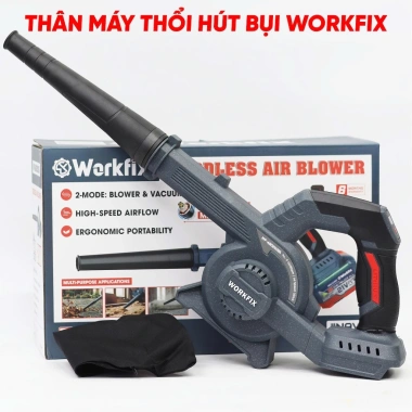 Máy thổi hút bụi pin WORKFIX WF-AB203BL - 3 cấp tốc, màn LED, 2 chức năng, chỉ 634,000₫ 8