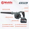 Máy thổi hút bụi pin WORKFIX WF-AB775BL, tốc độ 18.000v/p, không chổi than, chân pin chuẩn, giảm giá 20% 2