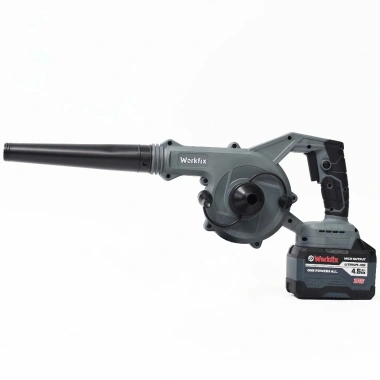 Máy thổi hút bụi pin WORKFIX WF-AB775BL, tốc độ 18.000v/p, không chổi than, chân pin chuẩn, giảm giá 20% 3