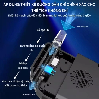 Máy thổi nồng độ cồn đạt chuẩn cao cấp, chính xác siêu nhạy, bảo hành 12 tháng - 750.000₫ 3