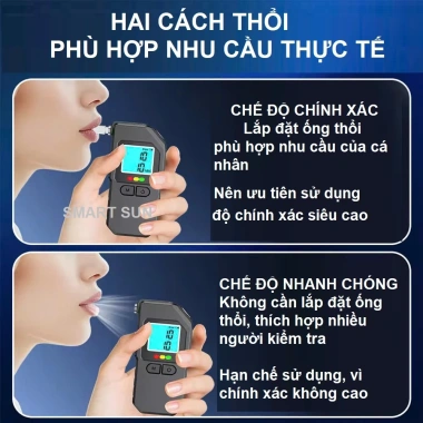 Máy thổi nồng độ cồn đạt chuẩn cao cấp, chính xác siêu nhạy, bảo hành 12 tháng - 750.000₫ 5