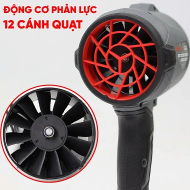 Máy thổi phản lực 2IN1 Workfix BS1.000G – Vừa thổi vừa hút, động cơ từ, tặng thước dây, 520k 3