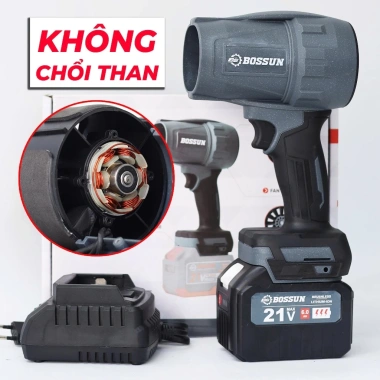 Máy thổi phản lực pin BS BOSSUN M21B-HT1.000G - Lực thổi 1.000g, tốc độ 28.000v/p, không chổi than, giá chỉ 452.000 VND