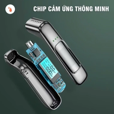 Máy thổi và đo nồng độ cồn chuẩn 99% - Thổi nhanh, bảo hành 12 tháng, 168.000₫ 8