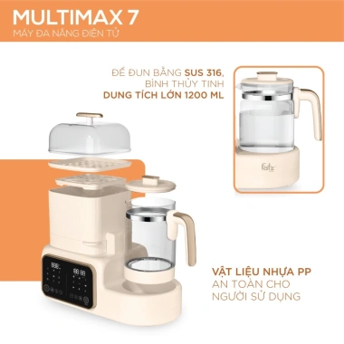 Máy Tiệt Trùng Bình Sữa Fatzbaby Multimax 7 Chất Liệu Cao Cấp 8 Chế Độ - 1.770.000₫ 6