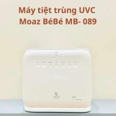 Máy tiệt trùng và sấy khô bình sữa UVC ION Moaz bebe MB082/MB089 - Giá 2.29 triệu 7 Máy tiệt trùng và sấy khô bình sữa UVC ION Moaz bebe MB082/MB089 - Giá 2.29 triệu 7