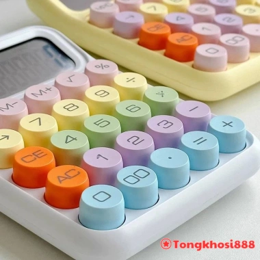 Máy Tính 12 Chữ Số Cỡ Lớn Màu Sắc Xinh Xắn Phong Cách Hàn Quốc Ưu Đãi 62,495₫ 3