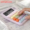 Máy Tính 12 Chữ Số Cỡ Lớn Màu Sắc Xinh Xắn Phong Cách Hàn Quốc Ưu Đãi 62,495₫ 9