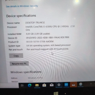 Máy tính bảng Fujitsu Tap Q736 i5 6.300U 13.3 inch SSD 128GB - Giá 1.250.000 VNĐ 7