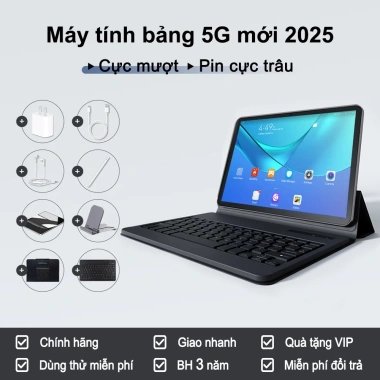 Máy tính bảng H13 2.025 12 inch Full HD chính hãng, gọi 4G/5G, giá chỉ 1.68 triệu