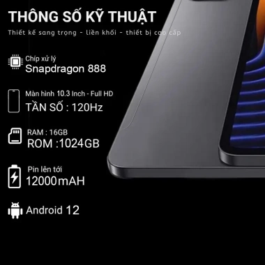 Máy tính bảng H13 2.025 12 inch Full HD chính hãng, gọi 4G/5G, giá chỉ 1.68 triệu 5