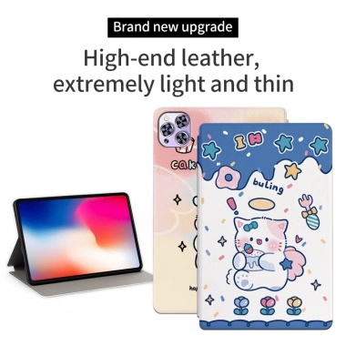 Máy tính bảng HanZhong H13 10.3 inch Mèo Dễ Thương chống mồ hôi trơn trượt