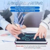 Máy tính bảng LCD 10 inch, vỏ PU bảo vệ, tấm vẽ xóa được - Quà tặng trẻ em, văn phòng, 165.000₫ 3
