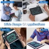 Máy tính bảng LCD 10 inch, vỏ PU bảo vệ, tấm vẽ xóa được - Quà tặng trẻ em, văn phòng, 165.000₫ 6