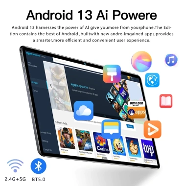 Máy tính bảng V62 Android 13 10.8 inch HD, 48MP Triple Camera, 15.000mAh - Xem phim, nghe nhạc, chơi game, chỉ 1.8 triệu